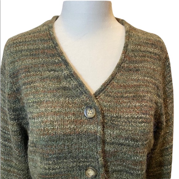 Evan Piccone Green and Brown Cardigan S - Picture 2 of 9